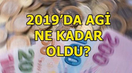 2019 yılı Asgari Geçim İndirimi